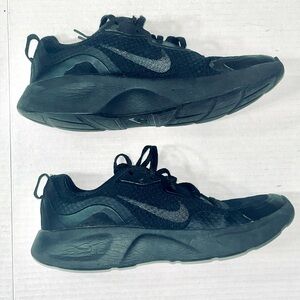 Nike Wearallday Sneakers Boys 6Y Black‎ Gym Shoes Reflective Uniform Running